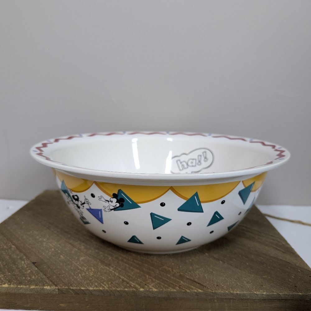 Disney Pfaltzgraff Mickey Mouse Large Serving Bowl 12.5" Vintage